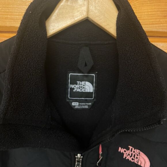 The North Face Jacket Women Medium Black Denali Fleece Full Zip Hiking Outdoor - Picture 3 of 6